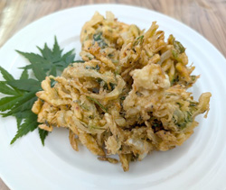 サクラエビのかき揚げ