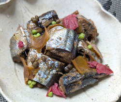サンマの梅煮